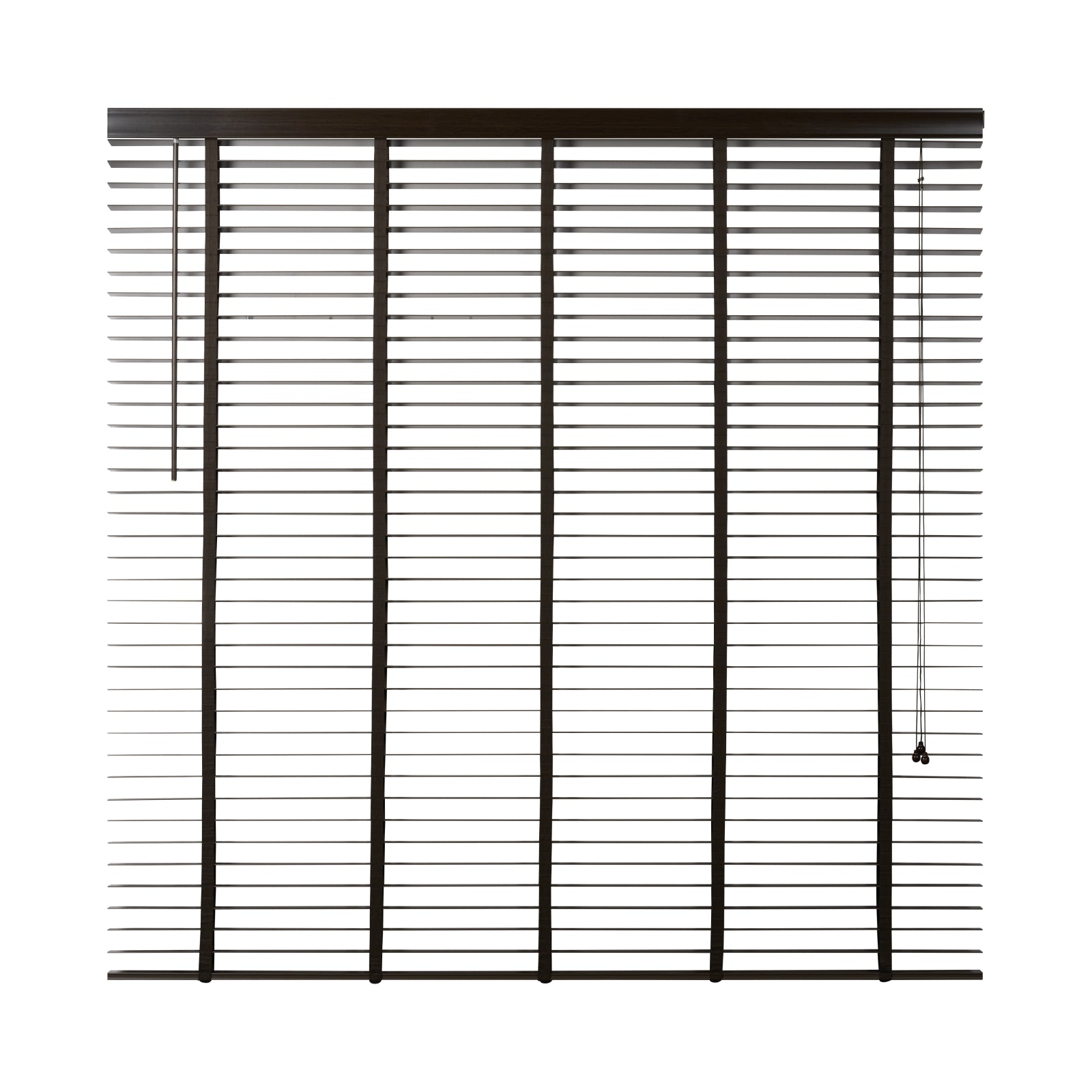 Jaloezie Hout Bruin - Hout - 220x180x5cm (BxHxD)