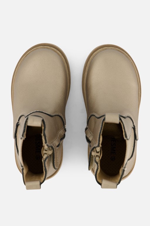 Shoesme Chelsea boots New Tank goud Leer