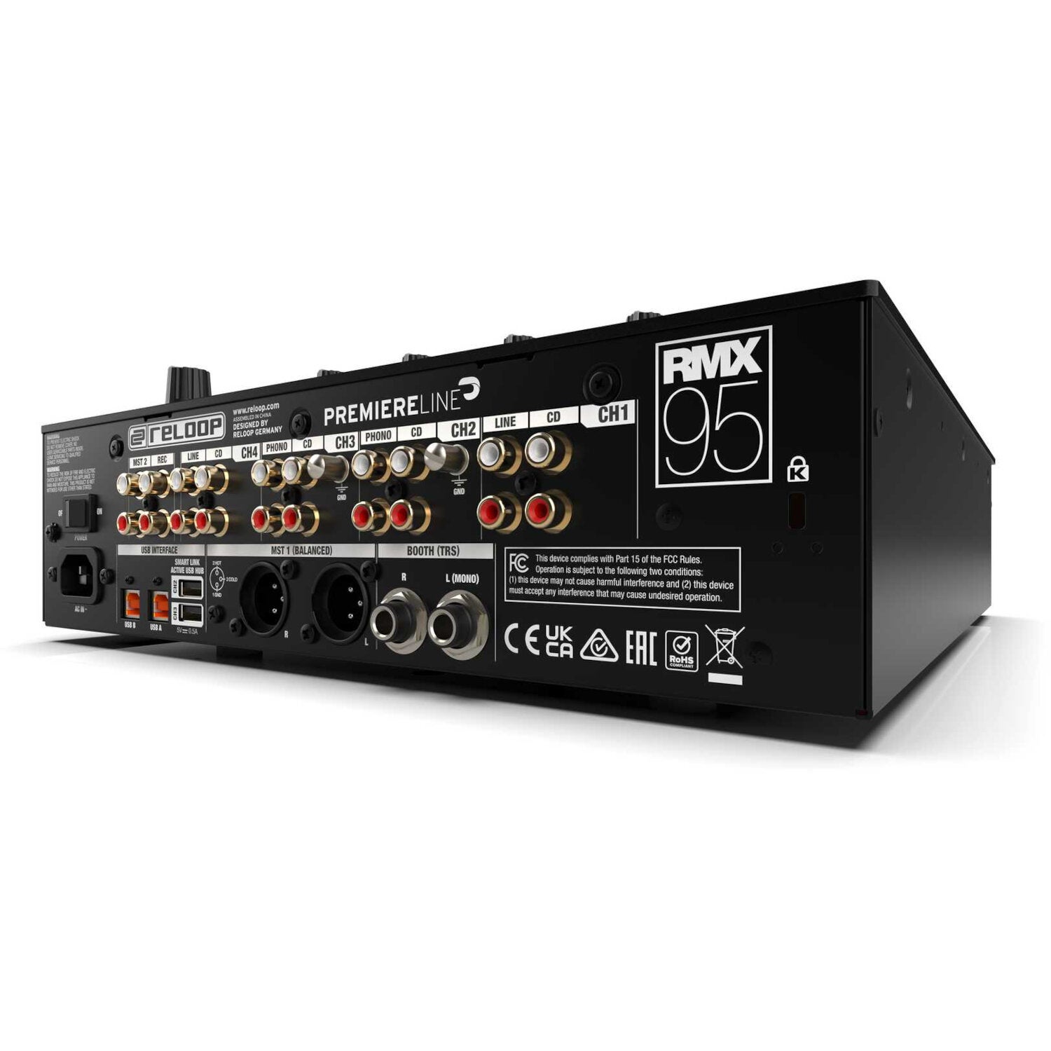 Reloop RMX-95 4+1 kanaals digitale clubmixer