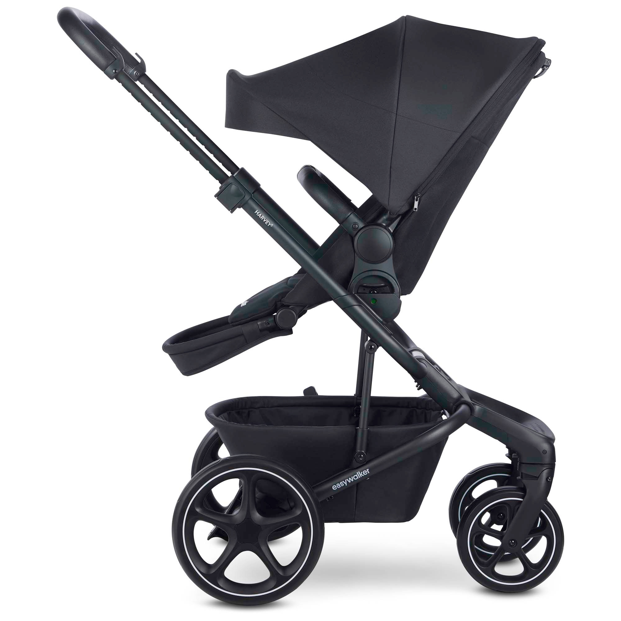 Easywalker Harvey5 2e zit Midnight Black - zitjes - Prénatal