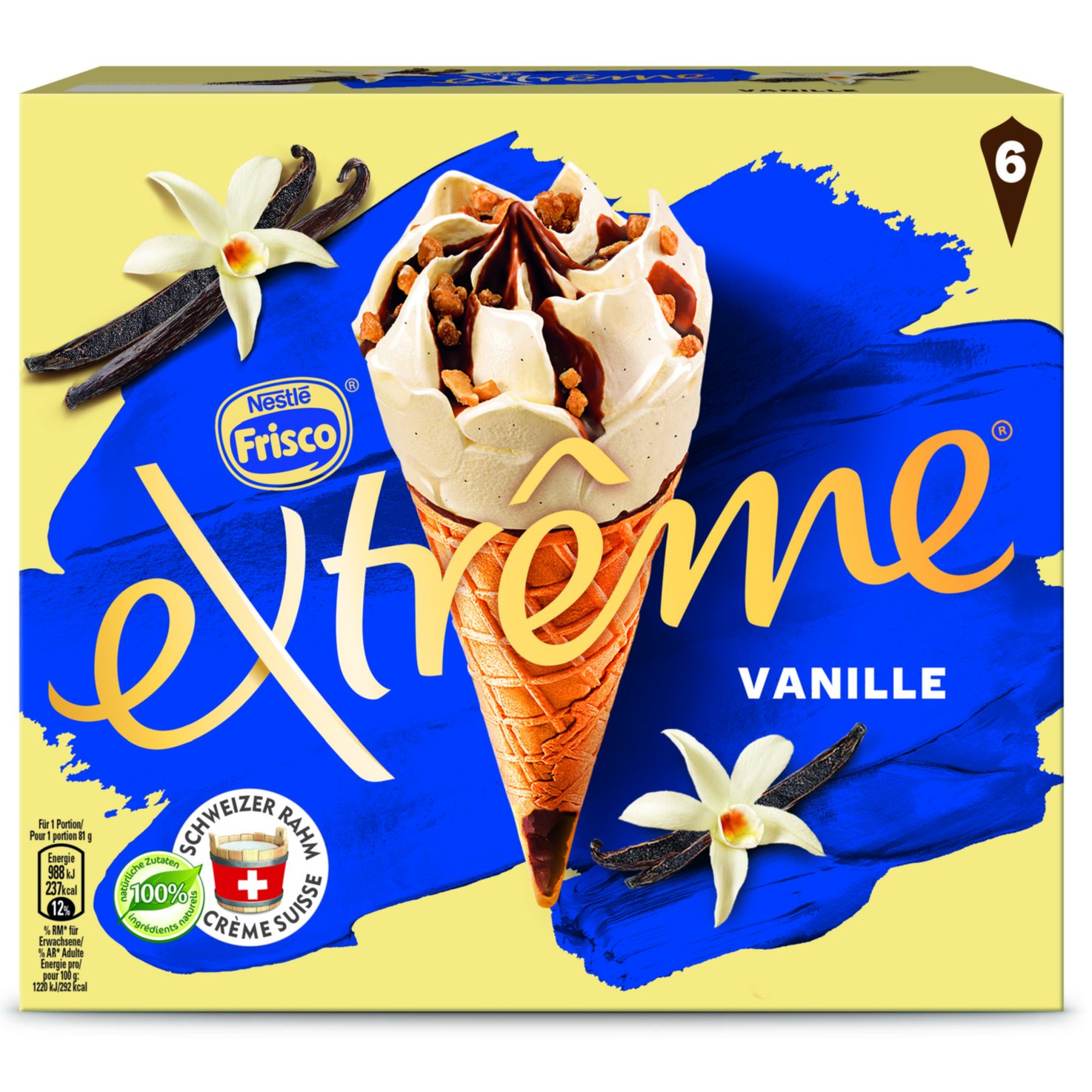 Frisco Extrême Vanille 6x145ml