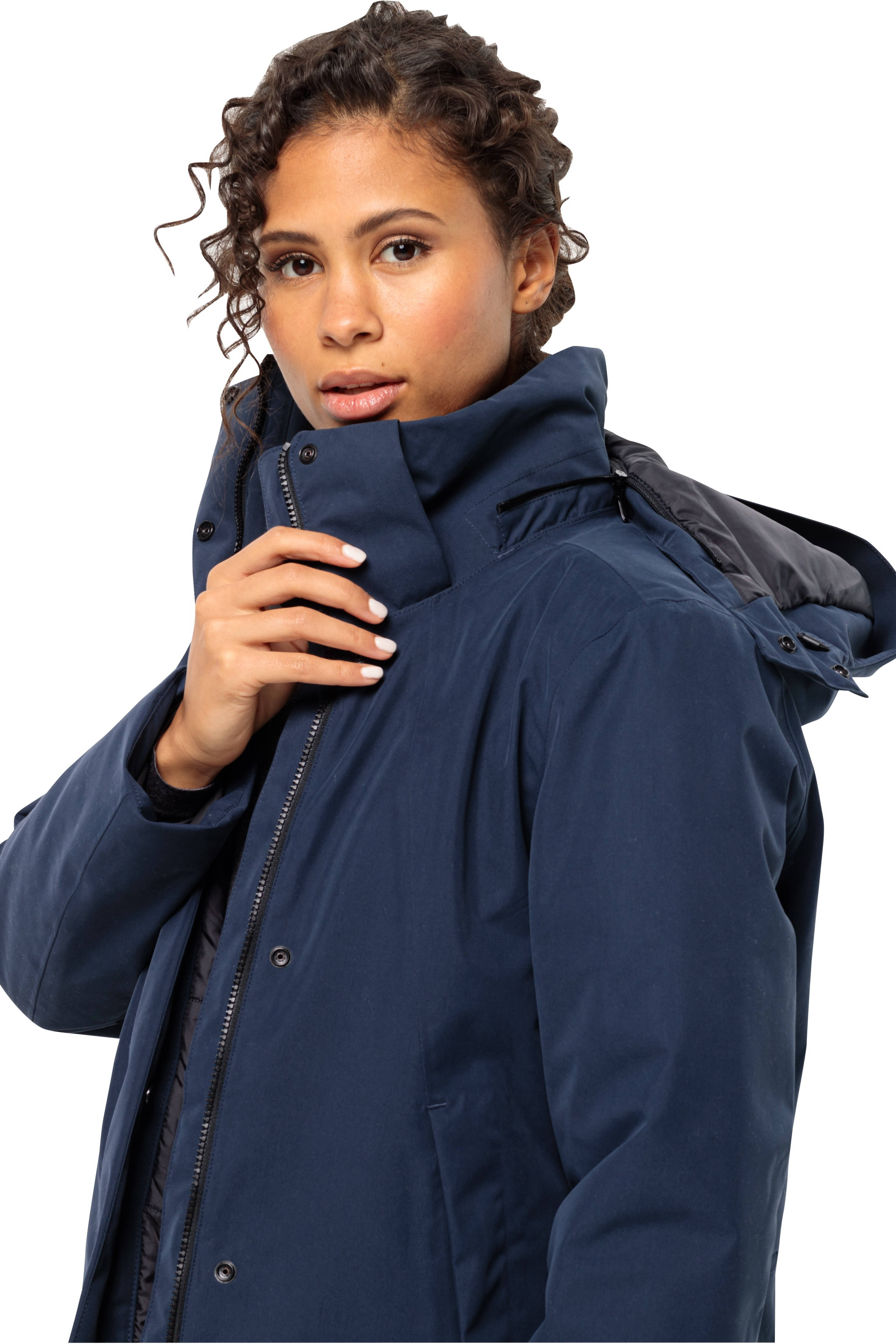 Jack Wolfskin jas Salier donkerblauw