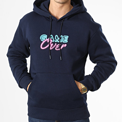 Sweat Capuche GK-1128 Bleu Marine