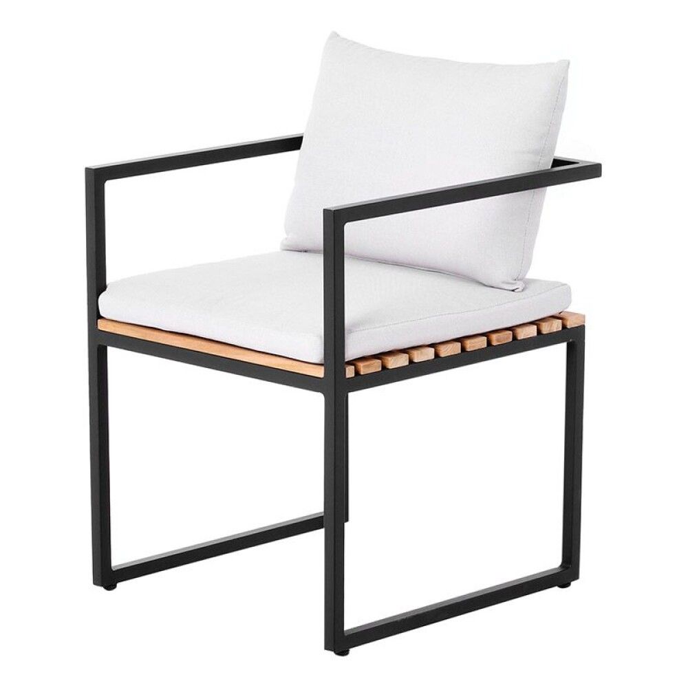 LOUNGESTOL SENSUM EKSJÖ SORT TEAK 2STK