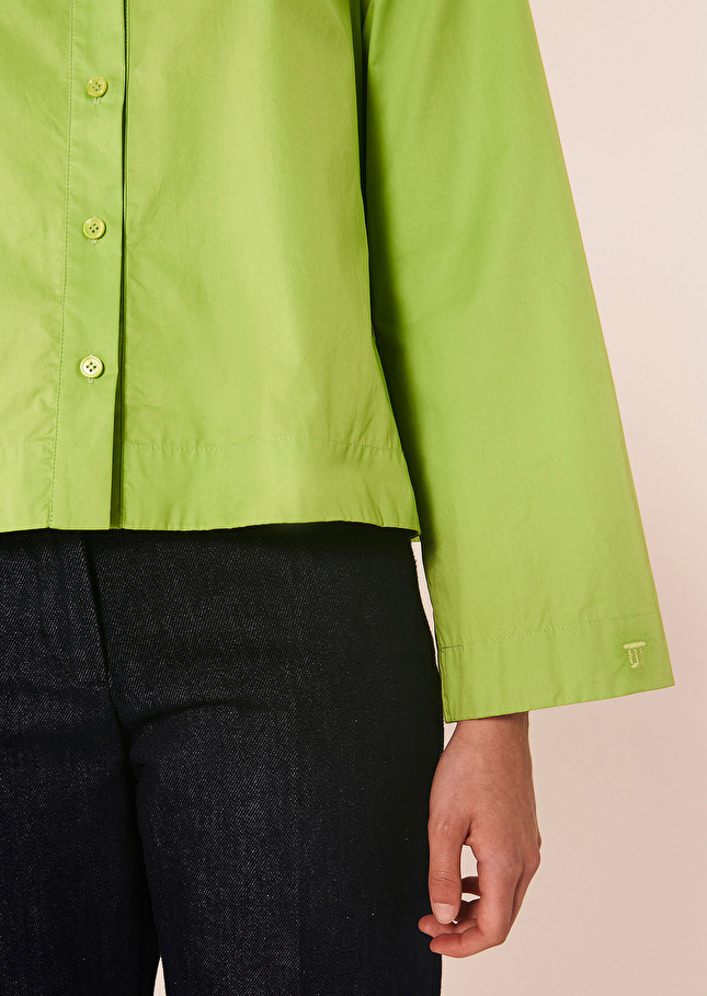 Chemise Callieverte en popeline