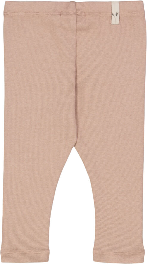 Wheat Rib Leggings Rose dawn