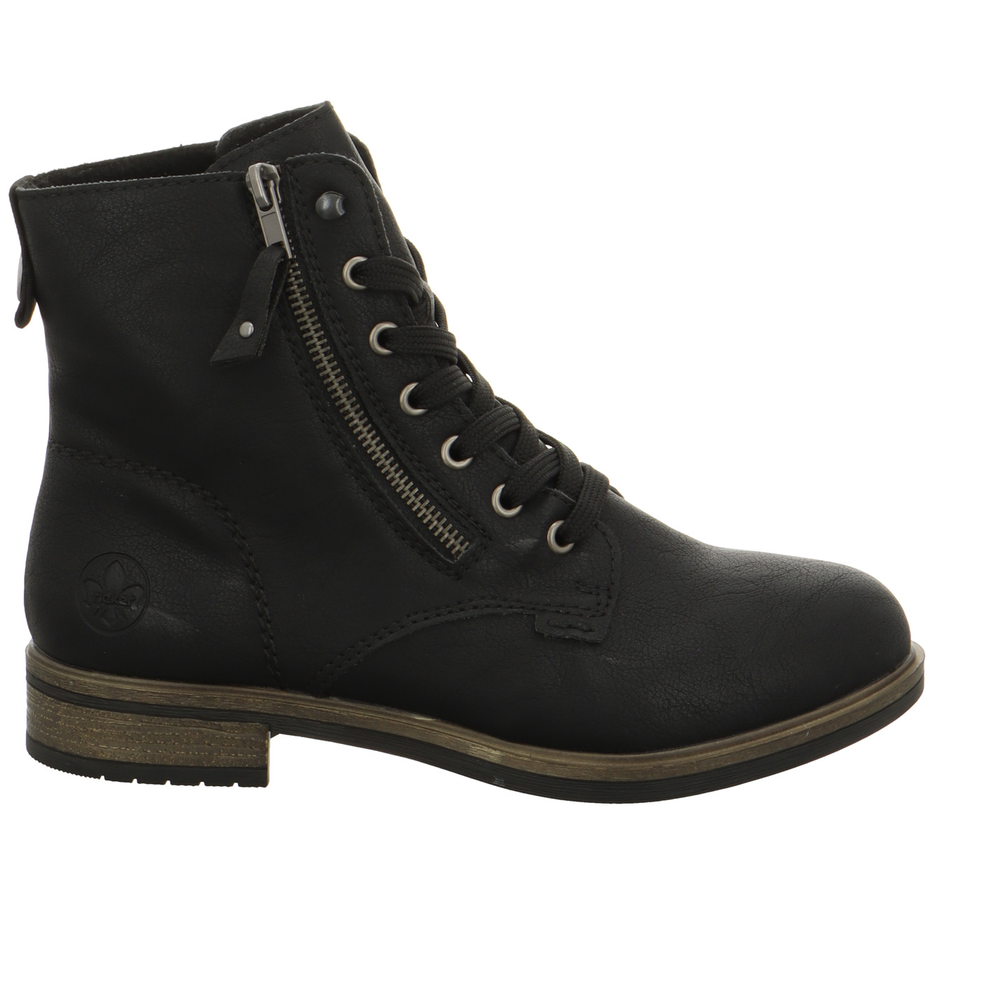 Schnürboots schwarz
