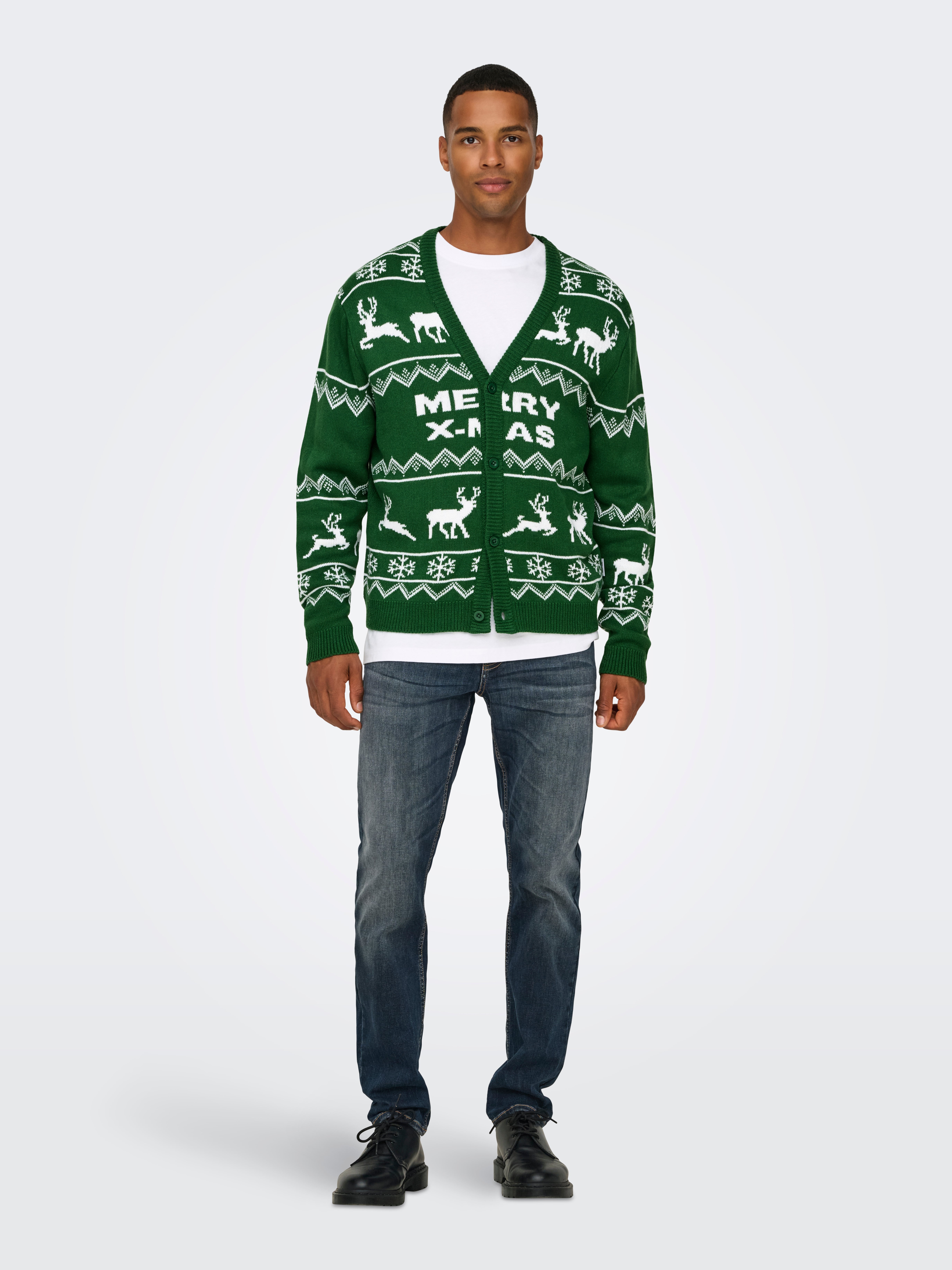 ONSXMAS Strickjacke Formal Garden