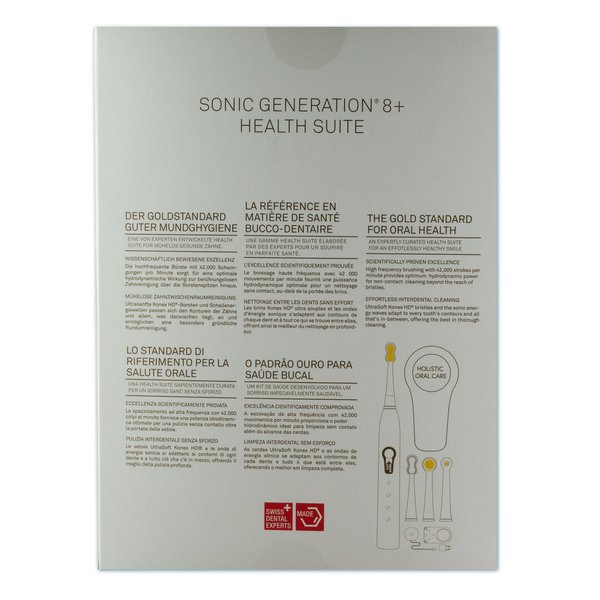 edel white Sonic Generation Health Suite 8  Schallzahnbürste