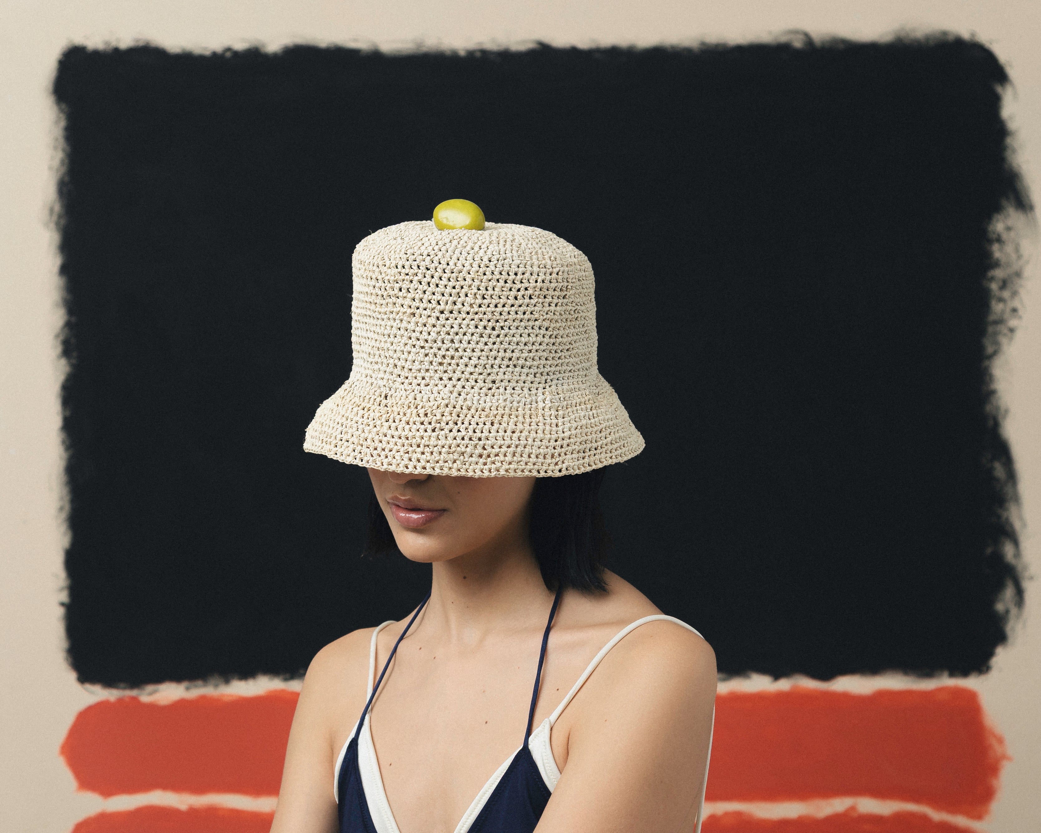 Chapeau au crochet avec abat-jour
