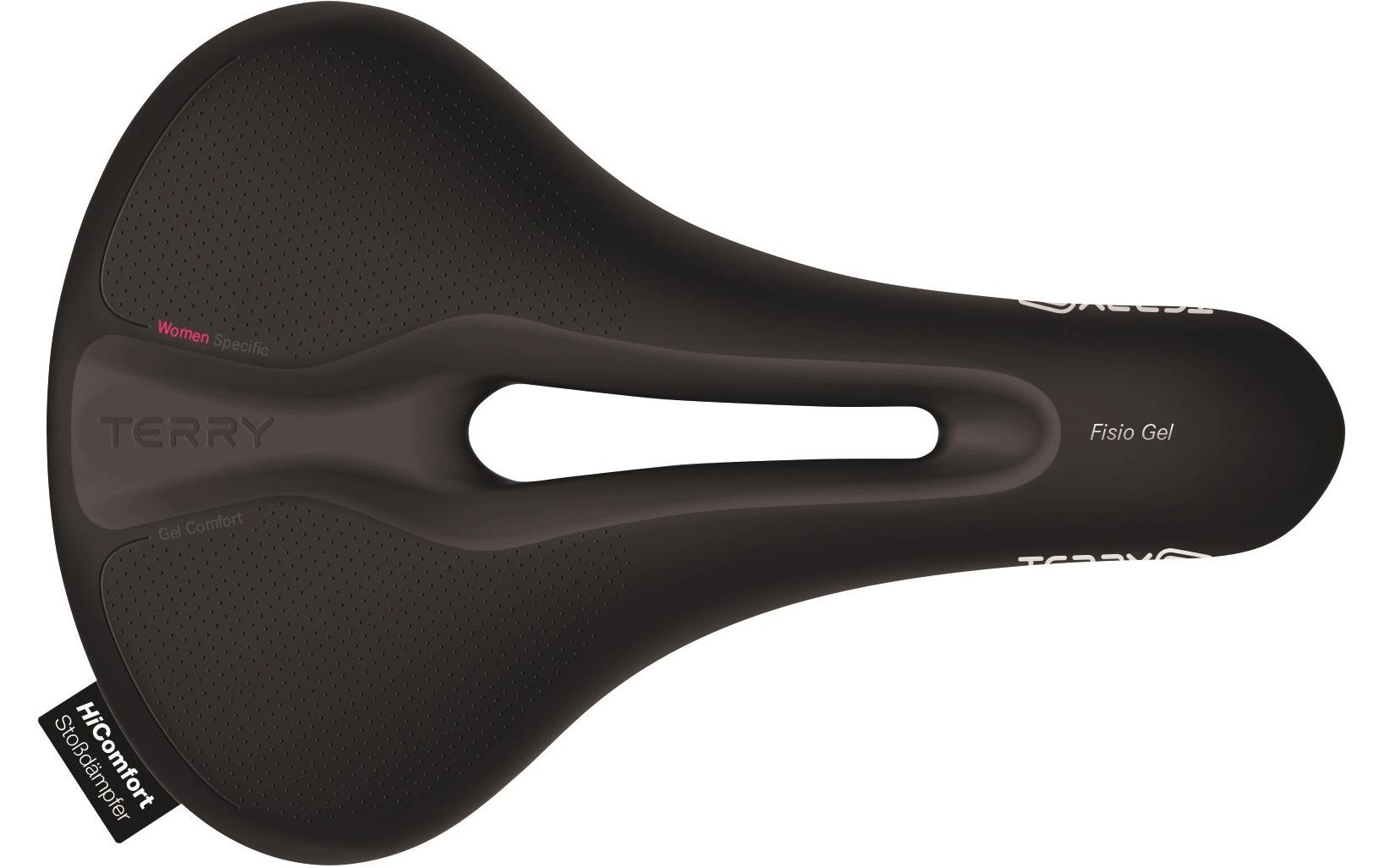 Fahrradsattel Fisio Flex Gel Max Lady SchwarzFahrradsattel