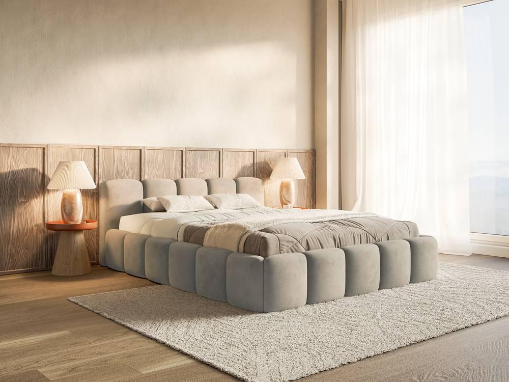 NADUVI Collection Bedframe Chloe laag 160 x 200 cm velvet