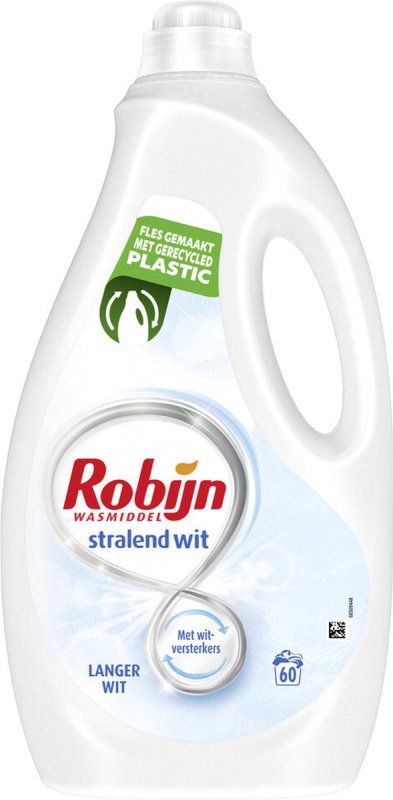 Robijn Vloeibaar Wasmiddel Stralend Wit 60 Wasbeurten 3 Liter