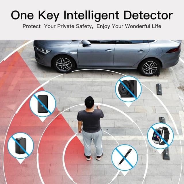 Trådløs signaldetektor Infrarød kameradetektor GPS bug monitor