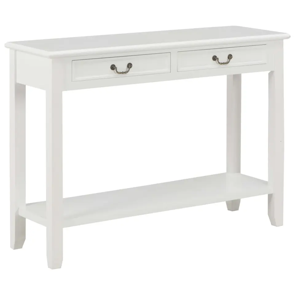 vidaXL - Wandtafel - Wit - Hout
