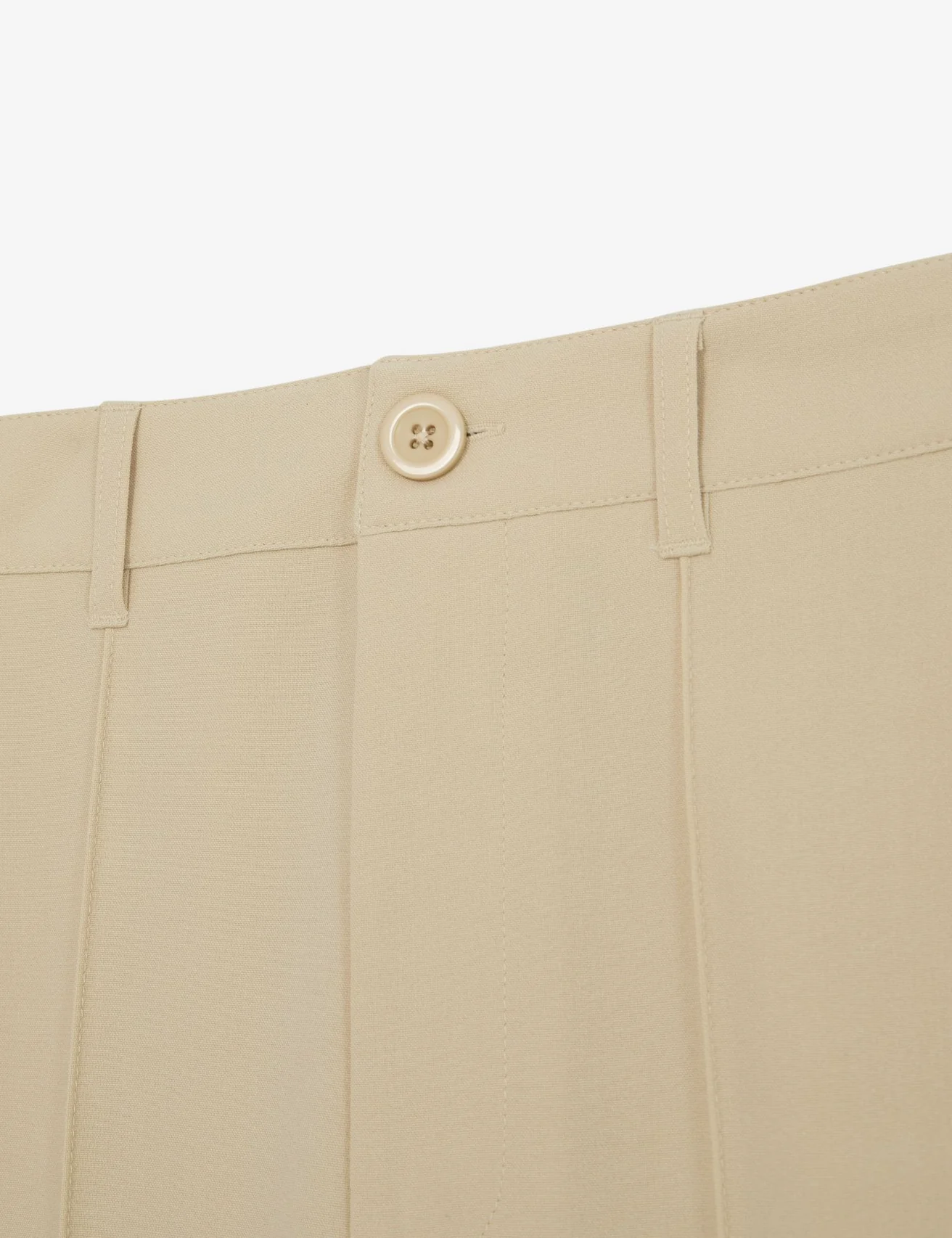 Pantalon palazzo beige foncé