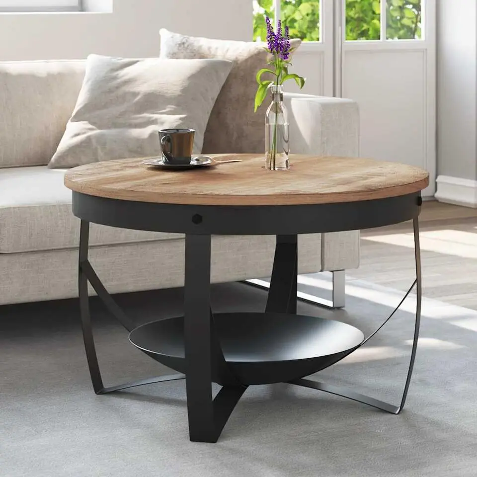 vidaXL - Salontafel - Bruin - Hout