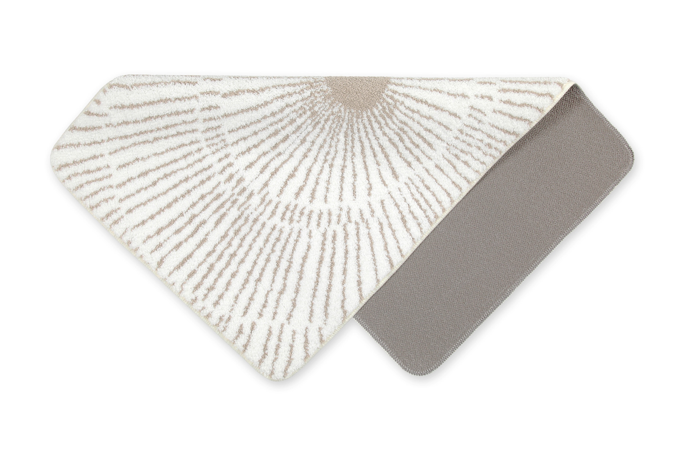 Wecon home Basics Badematte »Jasbeer« Höhe 15 mm waschbar, rutschfest, strapazierfähig, pflegeleicht mit Linien Design
