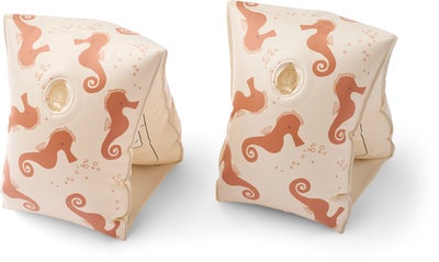 LIEWOOD Shirley Printed Armpuffer 2-Pakk, Seahorse/Apple Blossom