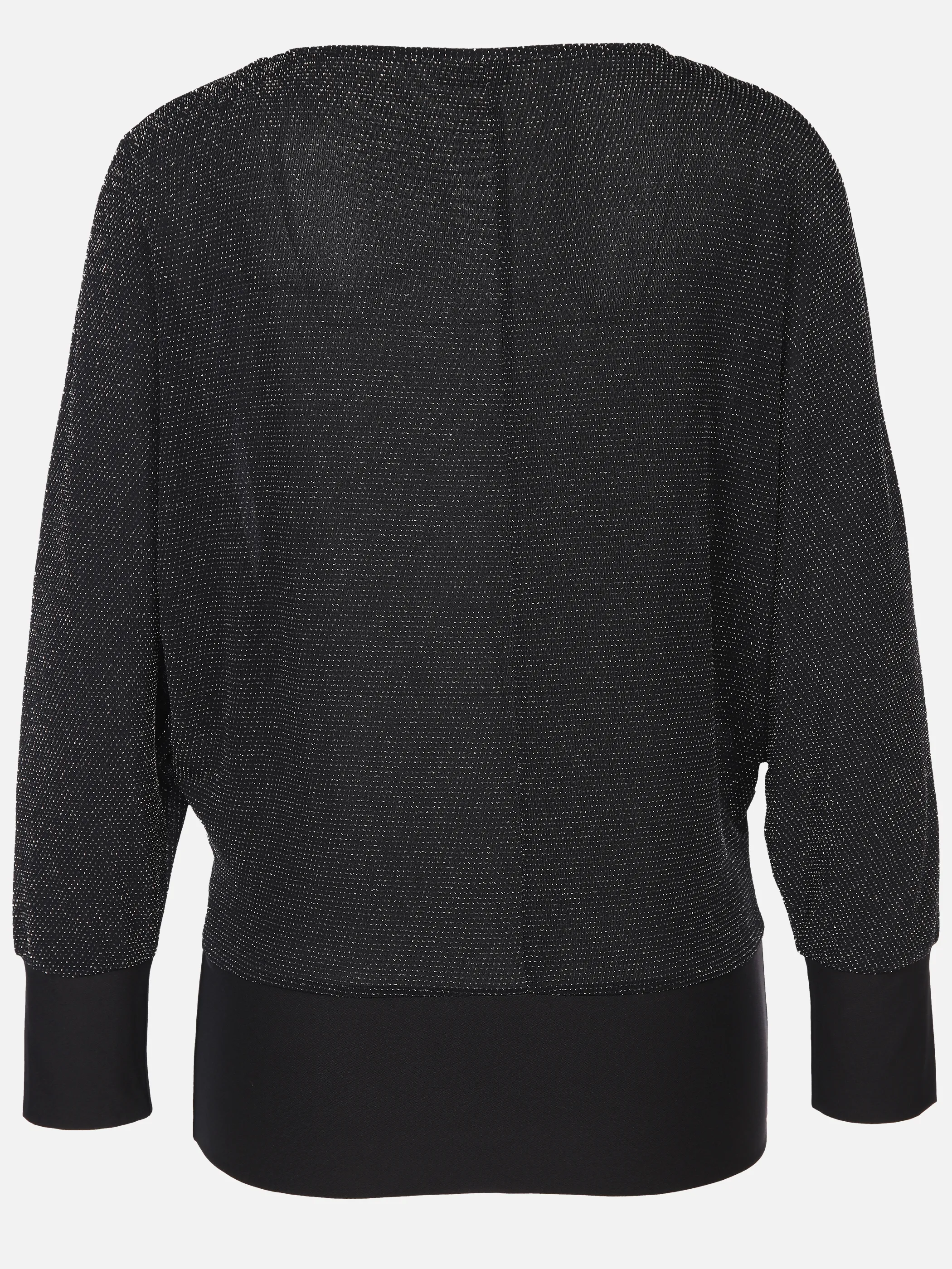 Damen Lurexshirt mit Fledermausärmeln