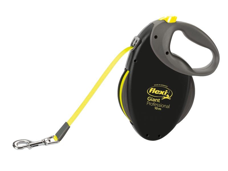 flexi Hundeleine Flexi Giant Professional L 10 m, Schwarz/N Roll-Hundeleine mit Softgriff