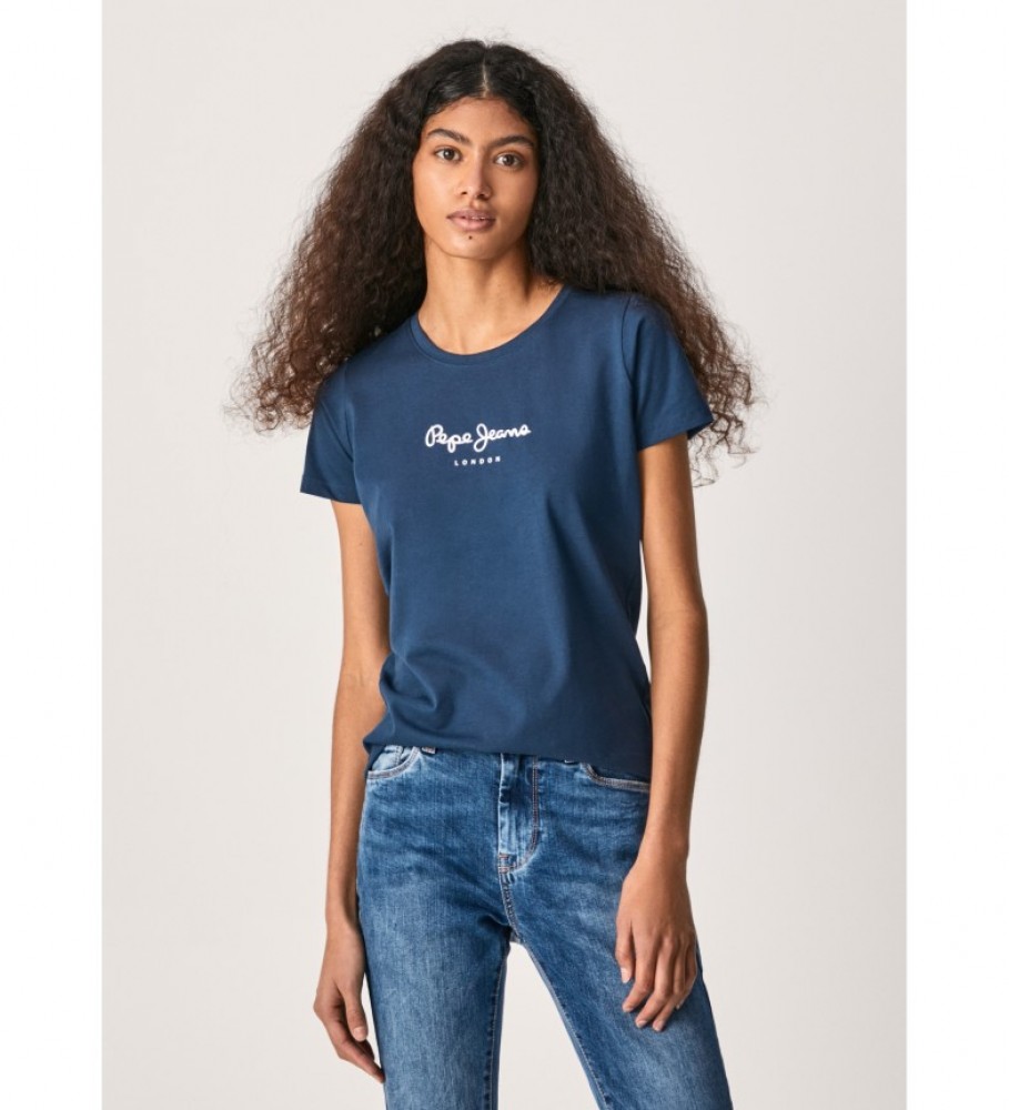 Camiseta Pepe Jeans New Virginia Ss N azul marinho