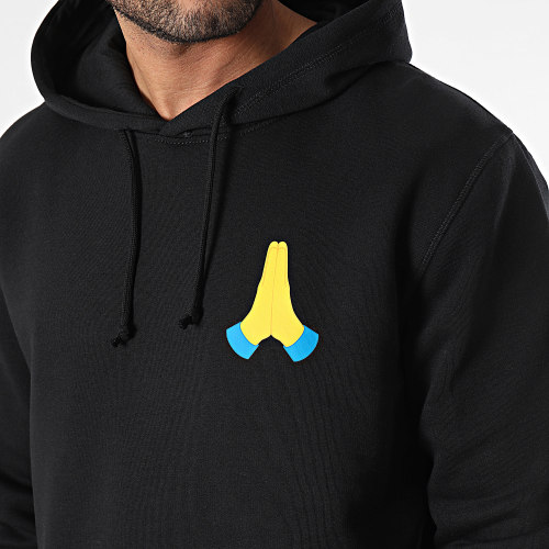 Sweat Capuche Pray Noir