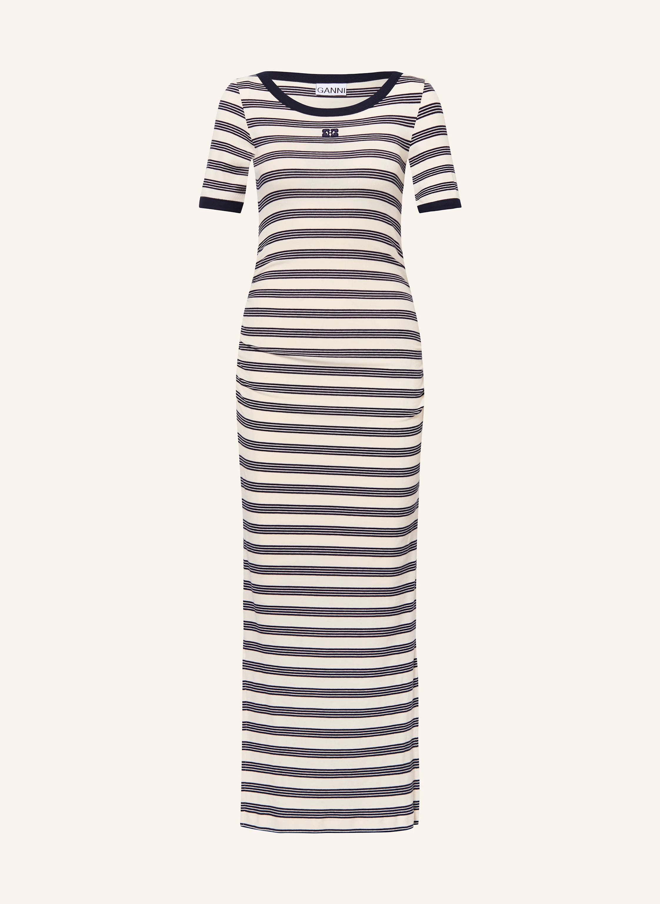 GANNI Kleid mit 3/4-Arm