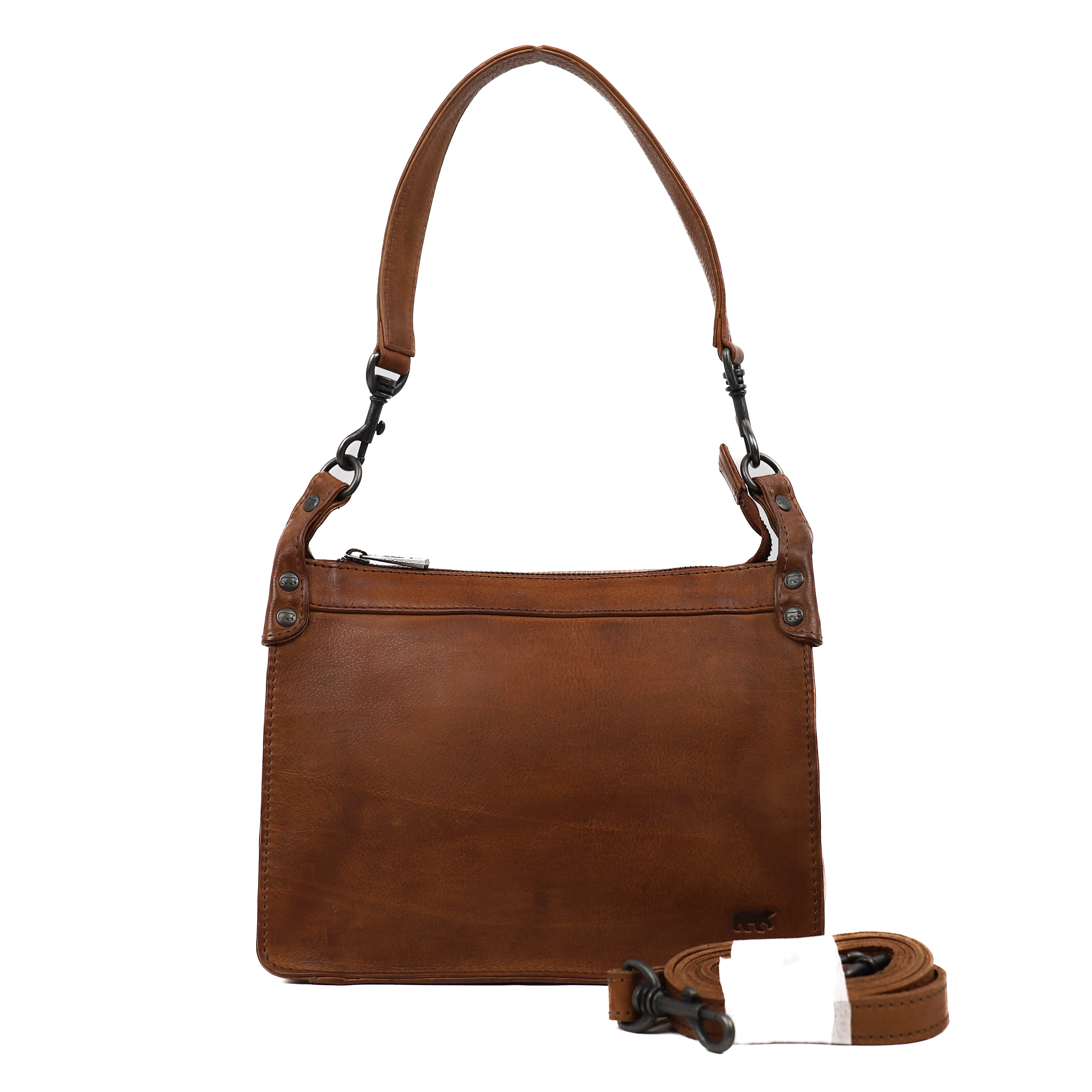 Hand-/schoudertasje 'Clemens Mini' cognac Cognac