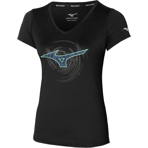 T-shirt trail MIZUNO CORE RB TEE W BLACK