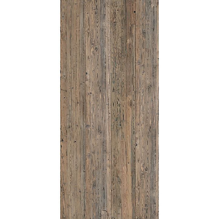 Lot de 2 panneaux muraux salle de bains 100 x 210 cm, Schulte DécoDesign Décor, bois veilli