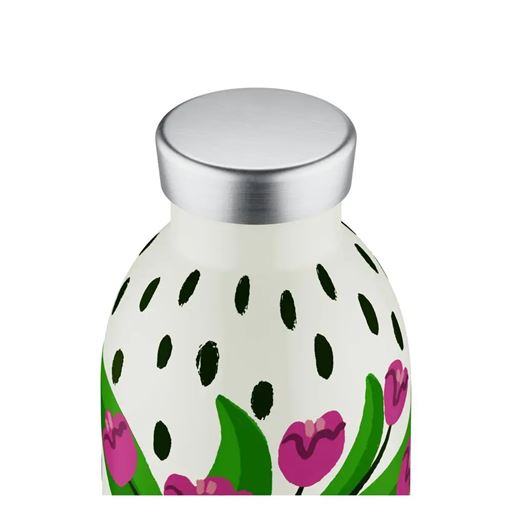 24Bottles Clima Termoflaske, Fiori Rosa, 500 ml