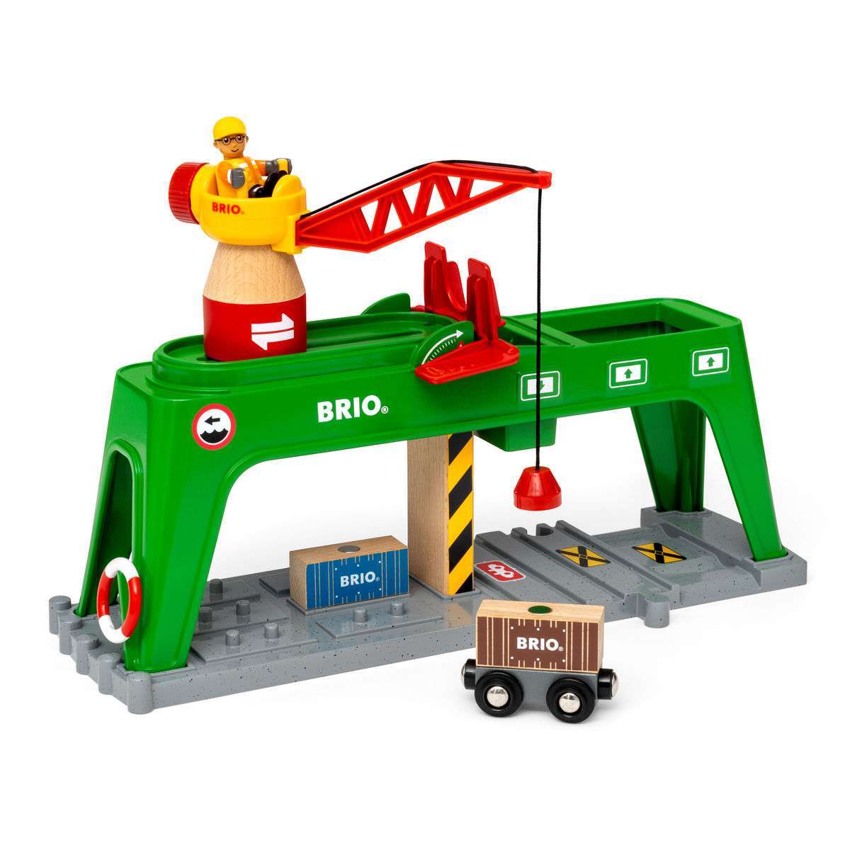 BRIO Spiel Bahn Verlade-Terminal