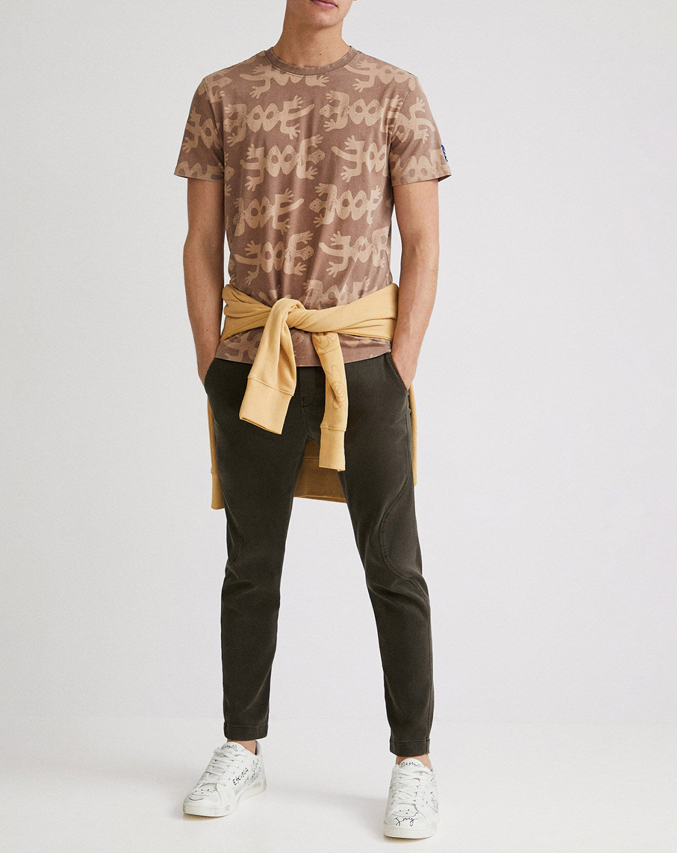 Desigual T-Shirt Igor taupe