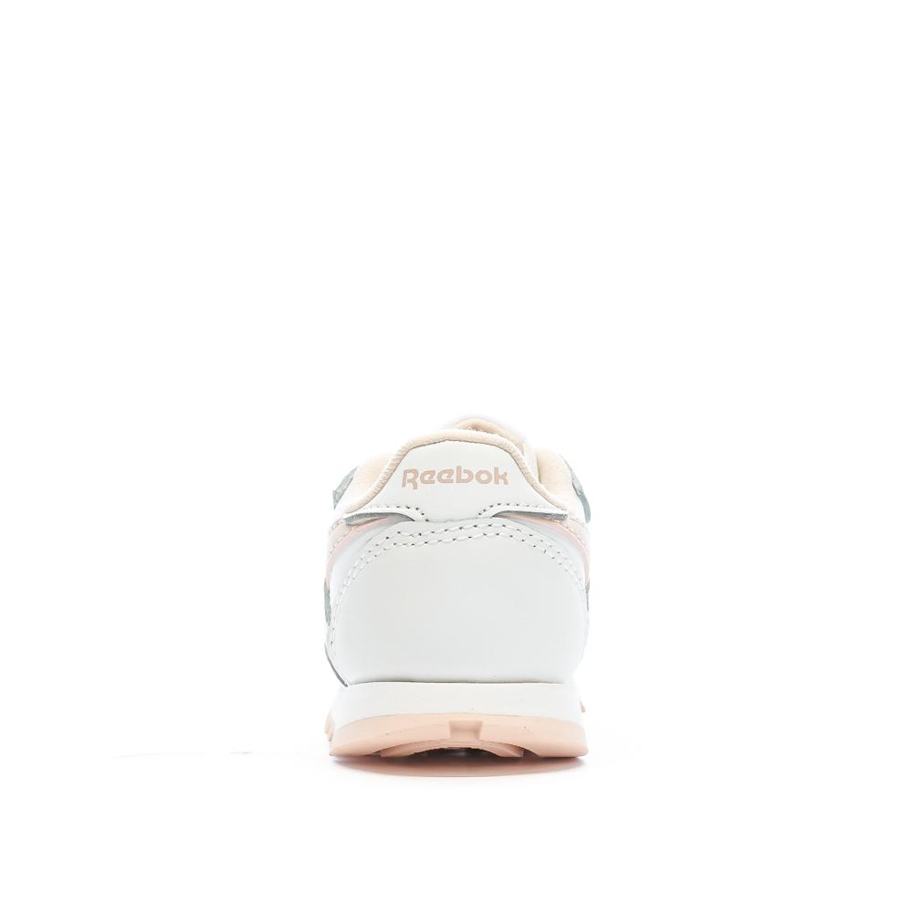 Reebok Baskets Blanches/Rose Fille Reebok Classic Leather 100069854