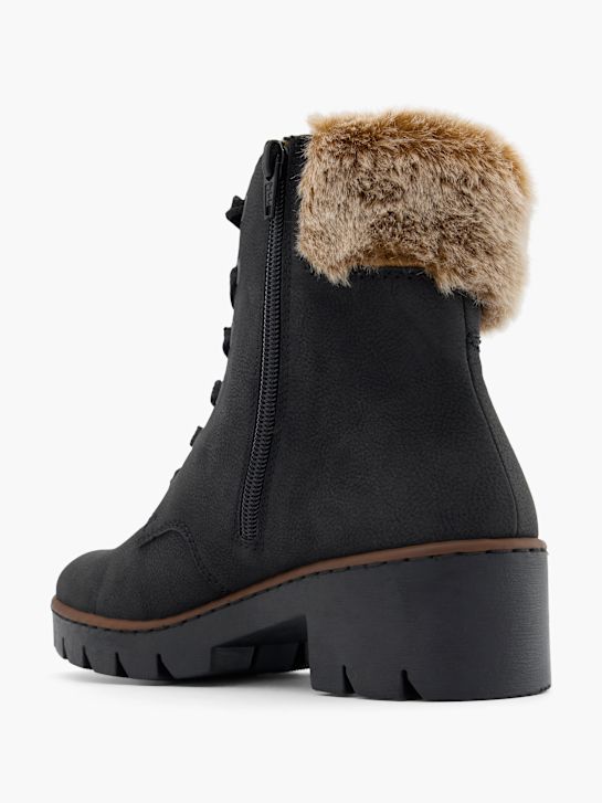 Rieker Schnür-Stiefelette Schwarz