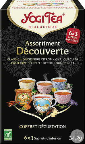 Yogi Tea Découverte 6x3 Sachets