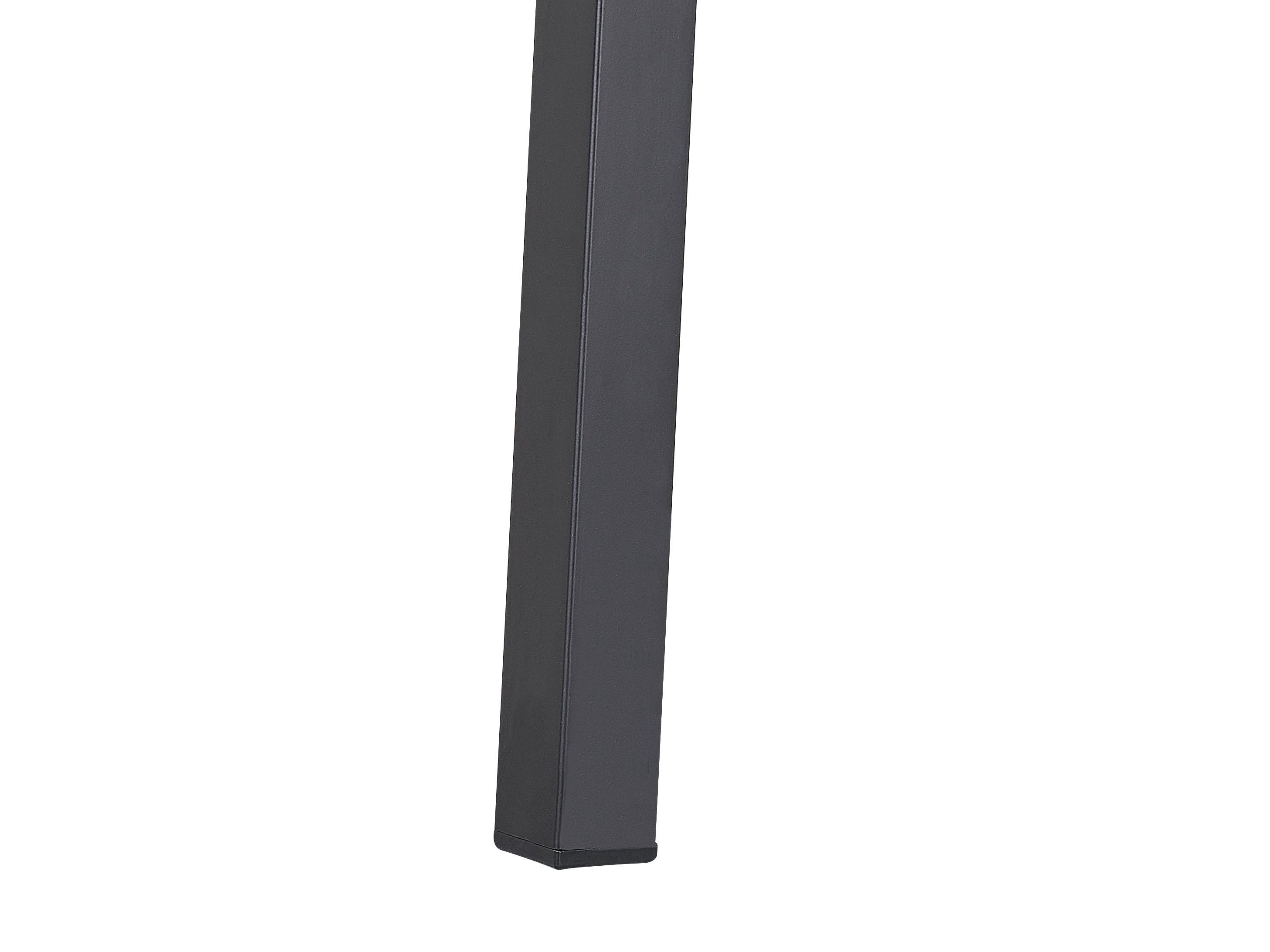 Tuin eettafel CANETTO 150 cm 90 cm Glas Zwart