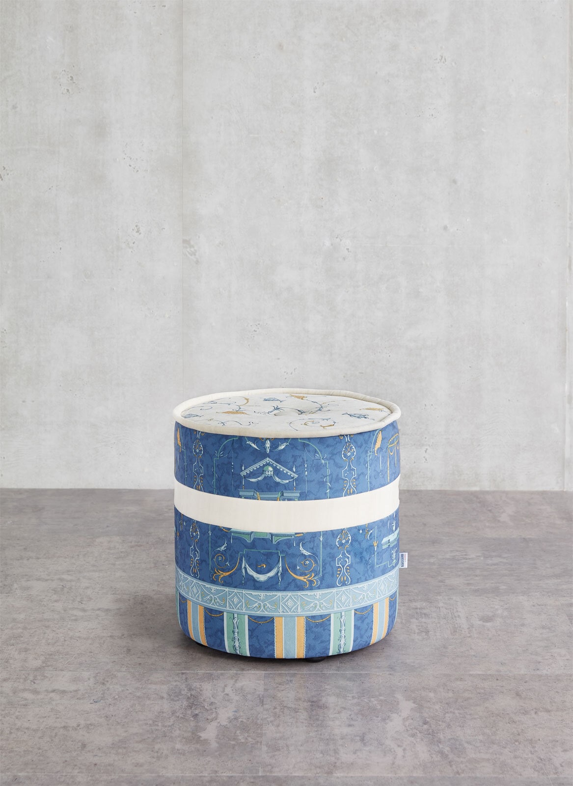 SCHRÖNO Hocker POUF TINETTO blau