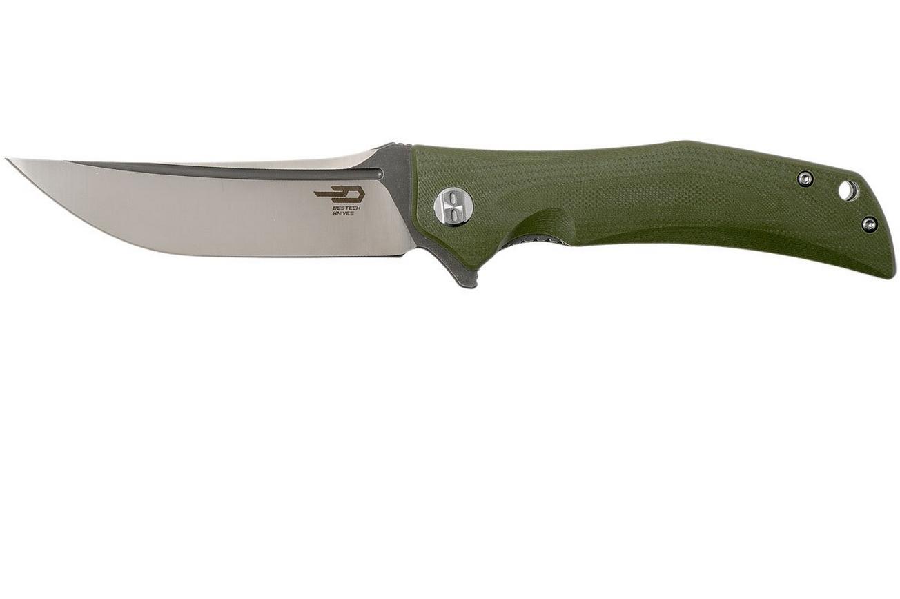 Bestech Scimitar Green G10 BG05B-2 zakmes