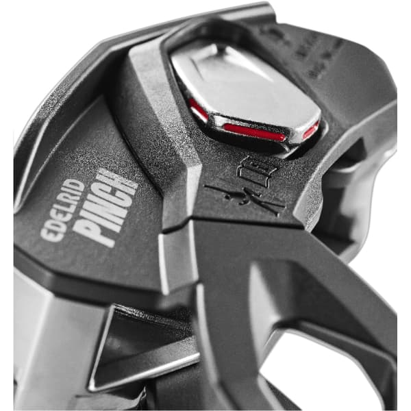 Assureur descendeur escalade EDELRID PINCH ANTHRACITE/OASIS