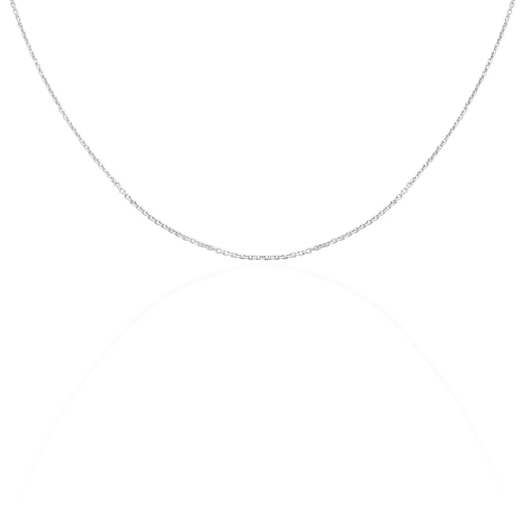 Chaîne Claudine Maille Forçat Argent Blanc