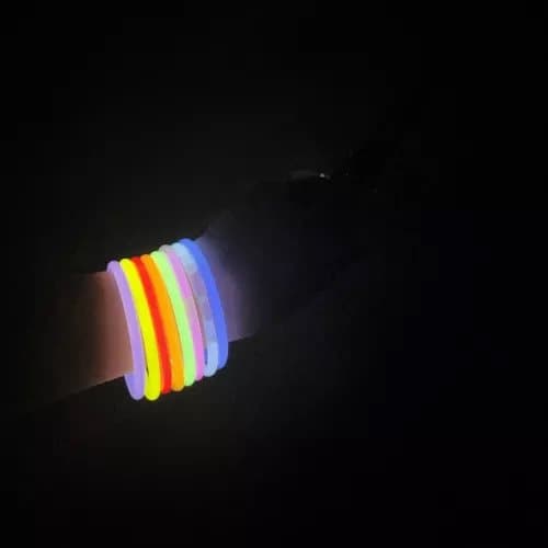 Neon Glowstick Selvlysende Lightsticks Armbånd 100stk