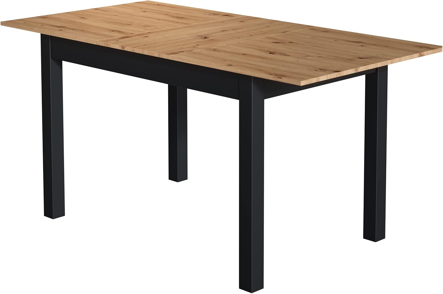 Newfurn Esstisch Tisch Wildeiche Esszimmertisch Küchentisch Speisetisch II 120x76,5X 70 cm (BxHxT)