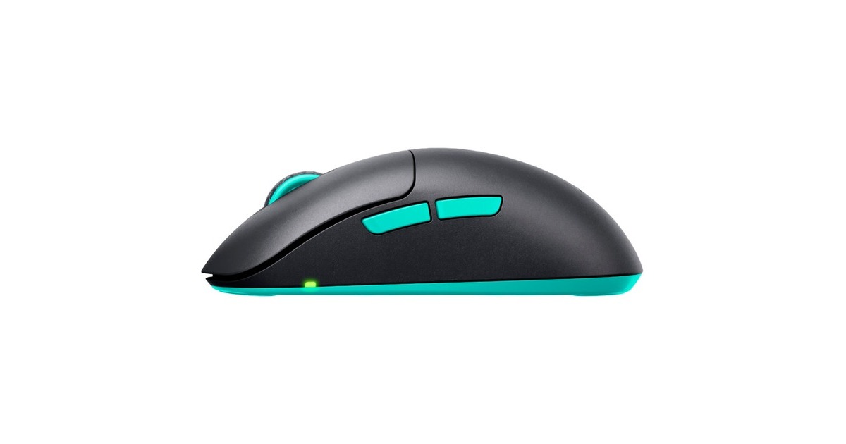 CHERRYXTRFY M8 Wireless gaming muis  (Zwart/mint, 400 - 26.000 DPI, USB / 2.4 GHz)