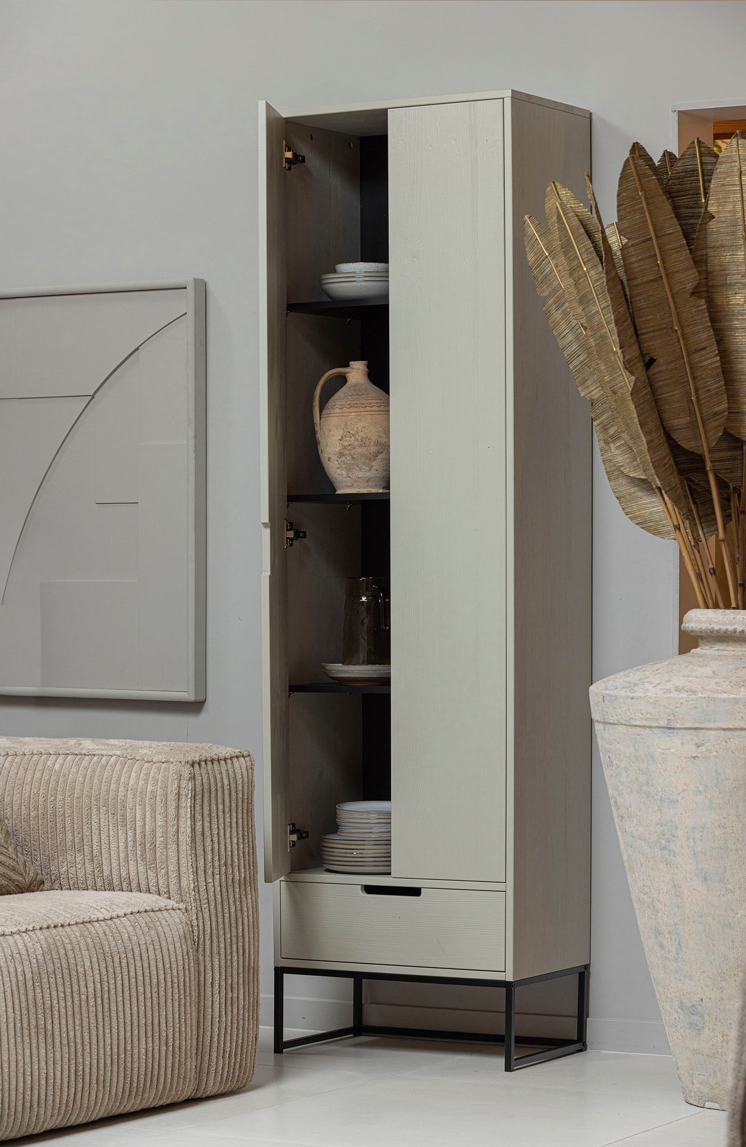 WOOOD Mehrzweckschrank »Silas« H 210 cm x B 60 cm x T 36 cm