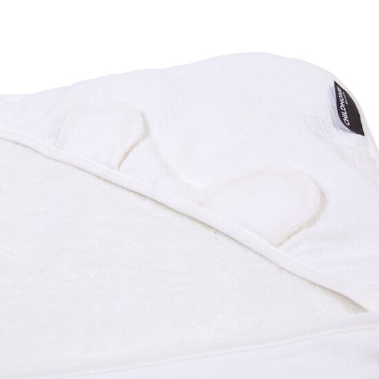 Cape de bain + gant Teddy   Beige        80 x 80 cm   de               Childhome