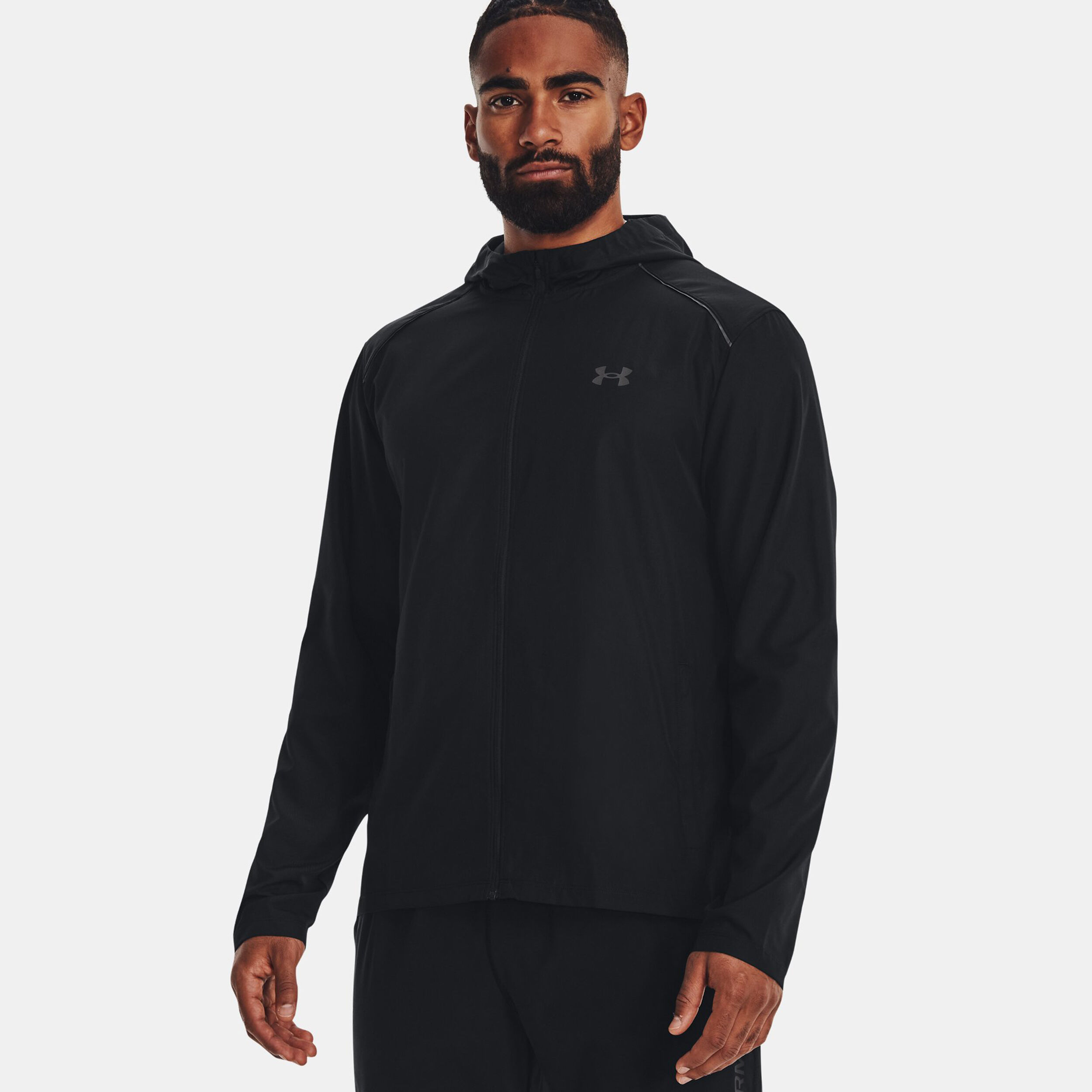 Under Armour Storm Run Hooded Veste Running Hommes - Noir
