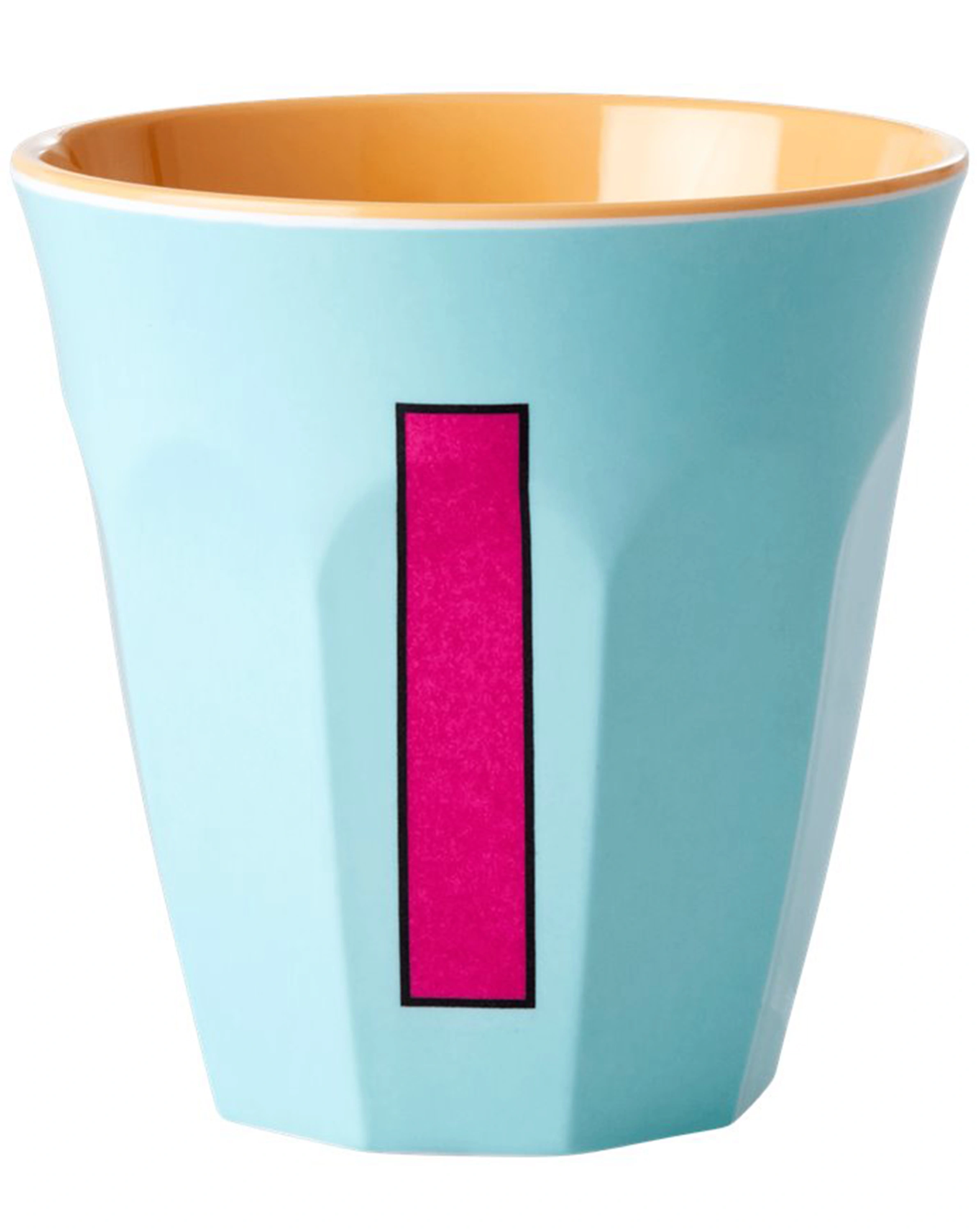 Melamin-Becher LETTER I - MEDIUM in mint