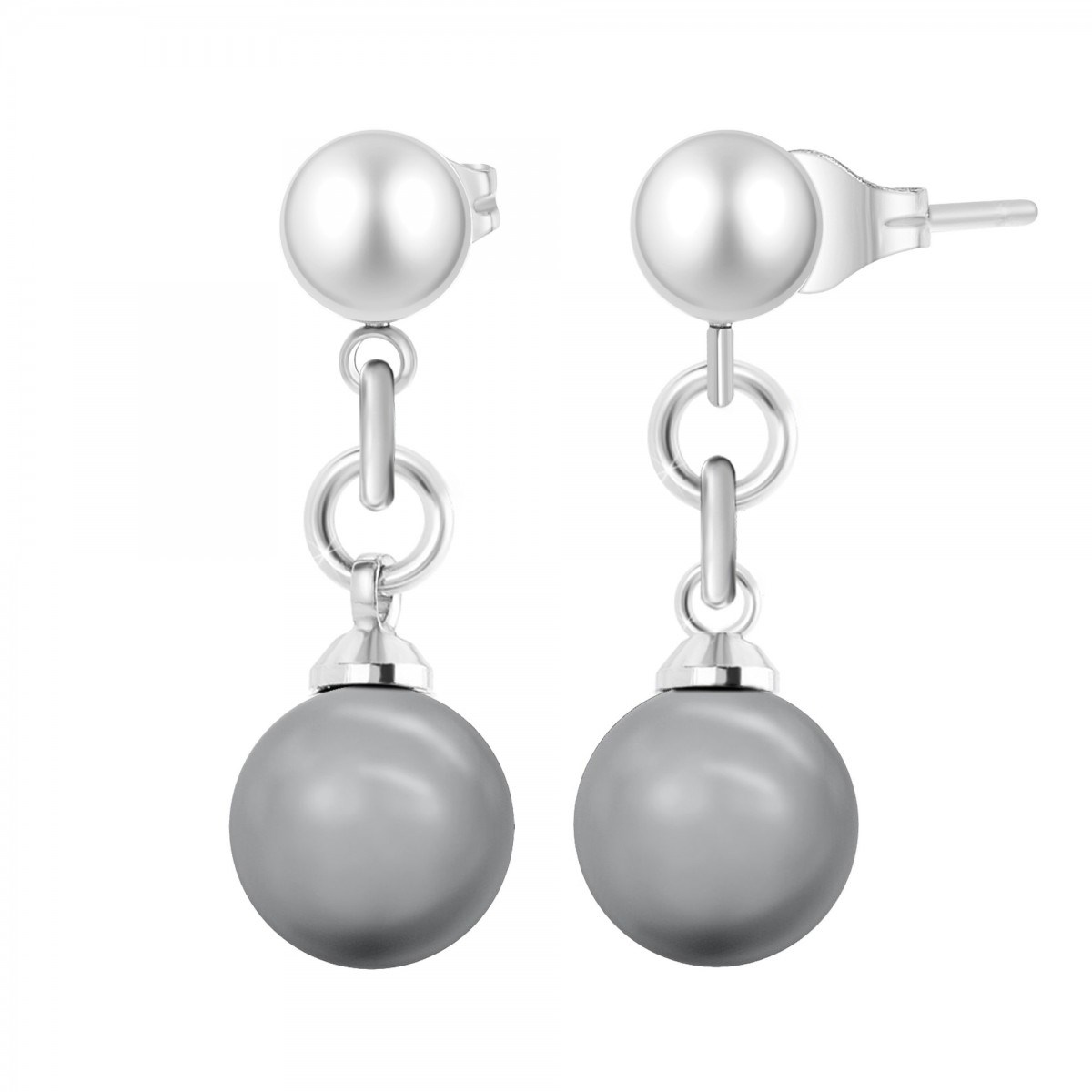 Boucles d'oreilles SC Crystal décorées de perles scintillantes